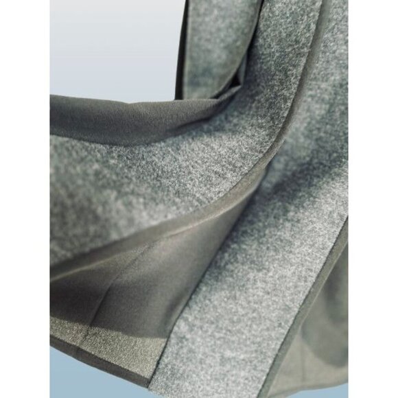 Anne Klein Womens Pleated A-Line Midi Skirt Black & Gray Wool-Blend Size Small - Picture 3 of 8